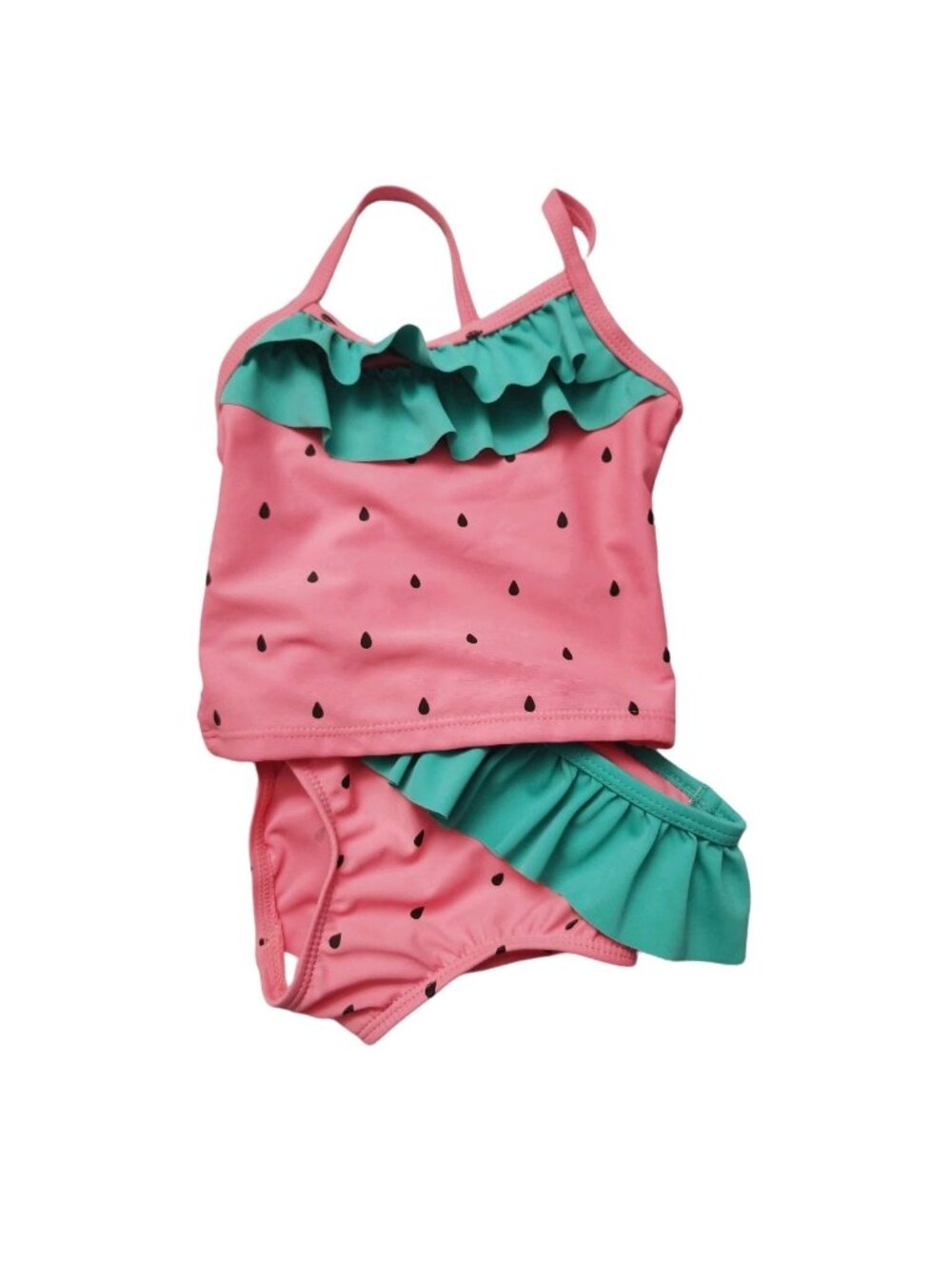 Carter's Baby Girls 24 Months Two Piece Watermelon Pink Swimsuit
